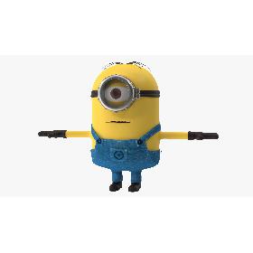 3D Cartoon Minion Stuart